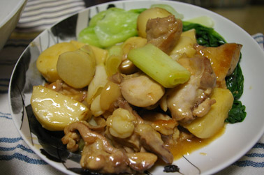 さといもと鶏肉のカラメル煮 (2010-12-10)